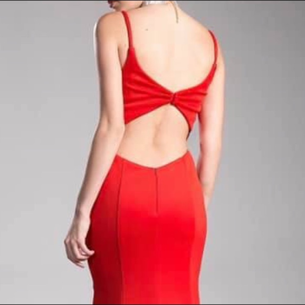 Red gown - Picture 3 of 3